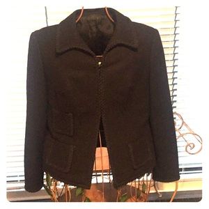 Vintage waist length wool jacket